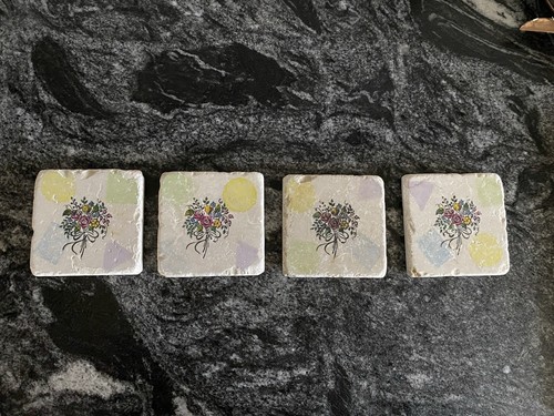 Set stone coasters - stone,