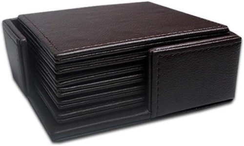 Pcs faux leather square - pcs,