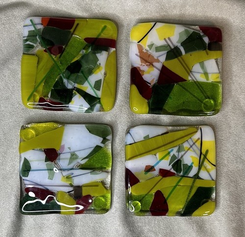 Fused art glass home decor - fused,