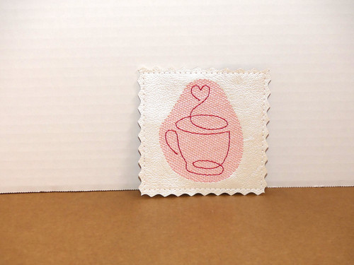 Coffee mug square coaster - coffee,