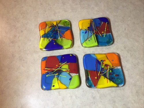 Fused art glass home decor - fused,