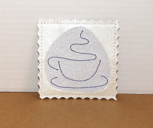 Coffee mug square coaster - coffee,