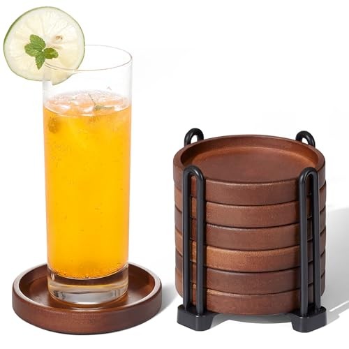Set 6en coasters with - 6en,