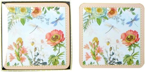 Set mdf wood square - set, 4