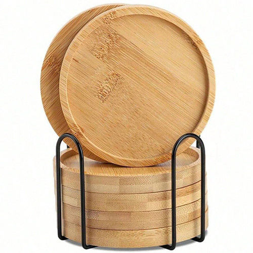 6pcs wooden coasters for - coasters,