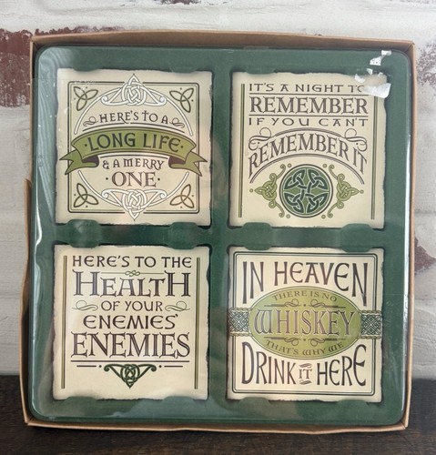 Irish drink coasters - 4,