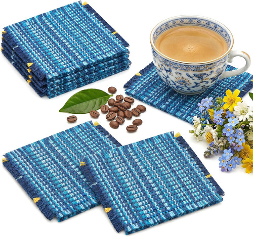 Cotton woven coasters for - cotton,