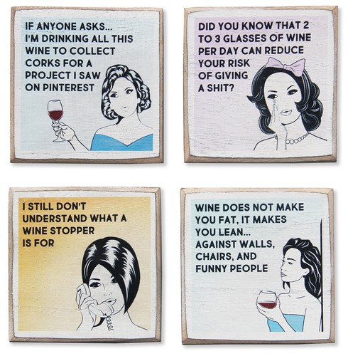 Wooden coasters for coffee - for,