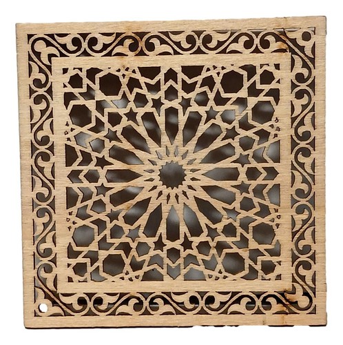Moroccan pattern wooden - moroccan,