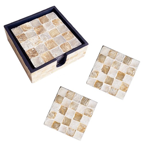 Pack mother pearl squre - of,