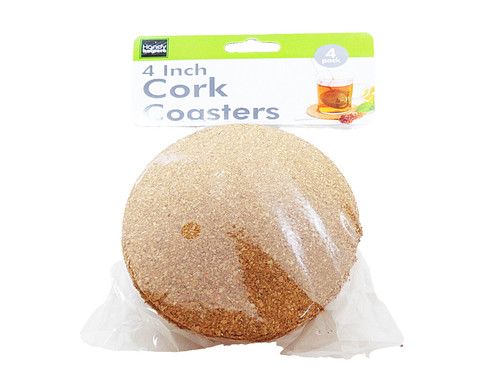 Coasters inch round cork - coasters,
