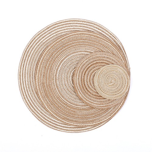 Lot hand woven placemat - 4x/lot,