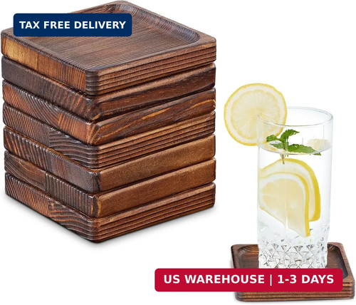 Acacia wood coasters for - wood,