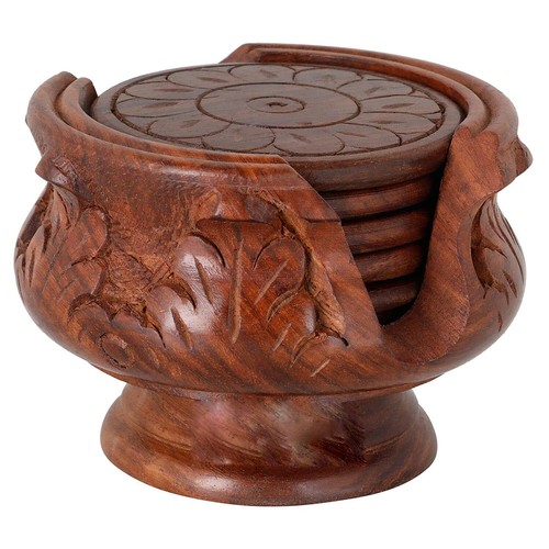 Wooden table coaster - table,